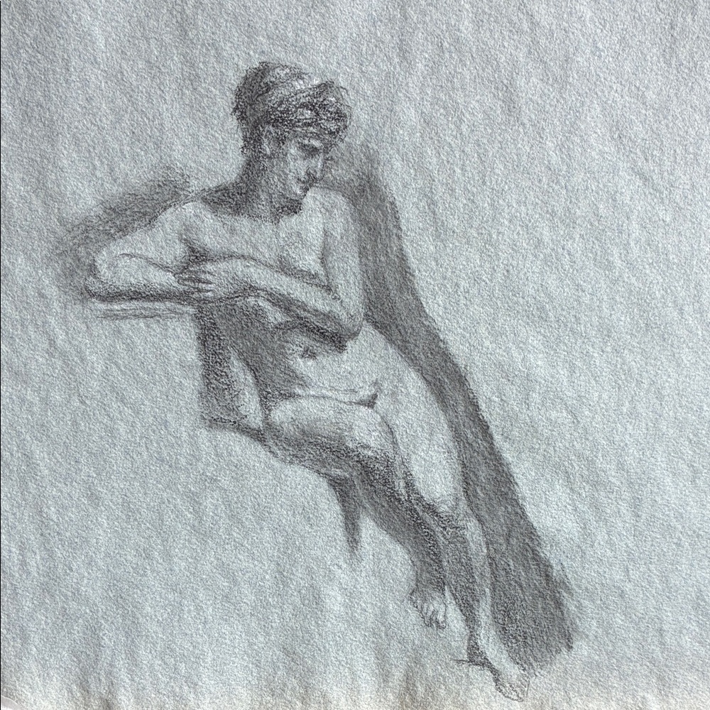 Academic Drawing on toned Paper